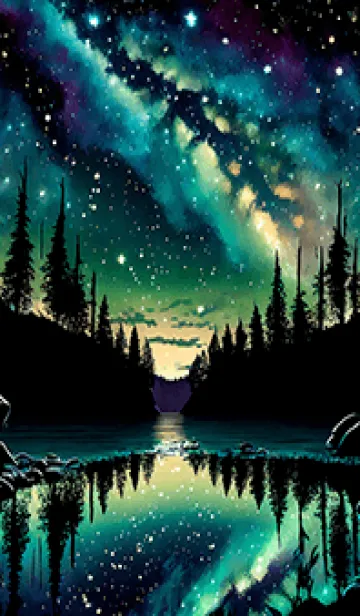 [LINE着せ替え] 穏やかな夜景の着せかえ/215の画像1