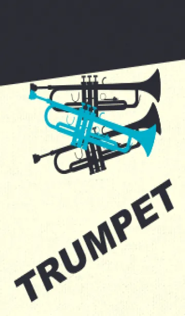 [LINE着せ替え] Trumpet CLR ターコイズブルーの画像1