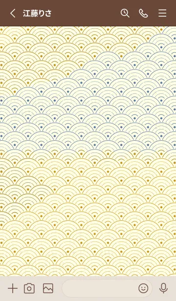 [LINE着せ替え] 和音 青海波&fermata  ジョーンミエルの画像2