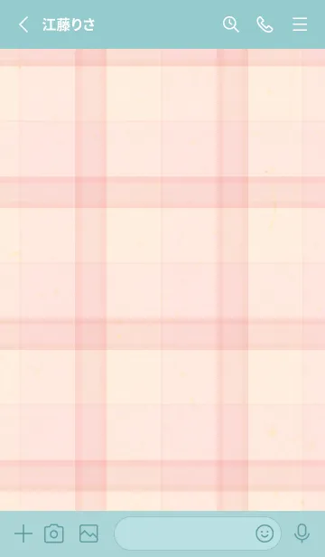 [LINE着せ替え] 大人可愛いチェック4の画像2