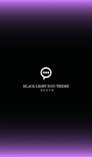 LIGHT ICON THEME -BLACK- 16の着せ替えメイン画像