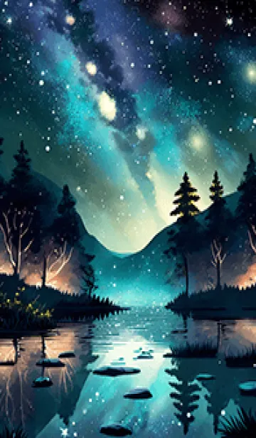 [LINE着せ替え] 穏やかな夜景の着せかえ/223の画像1