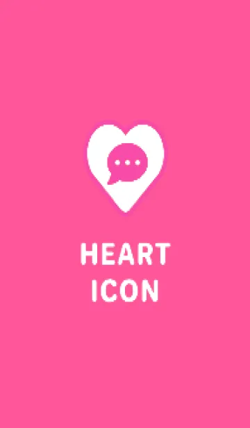 [LINE着せ替え] ハート アイコン 53の画像1