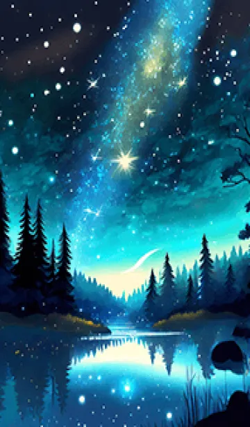 [LINE着せ替え] 穏やかな夜景の着せかえ/224の画像1