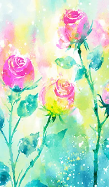 [LINE着せ替え] 薔薇(バラ)の花の着せかえ(R2167)の画像1