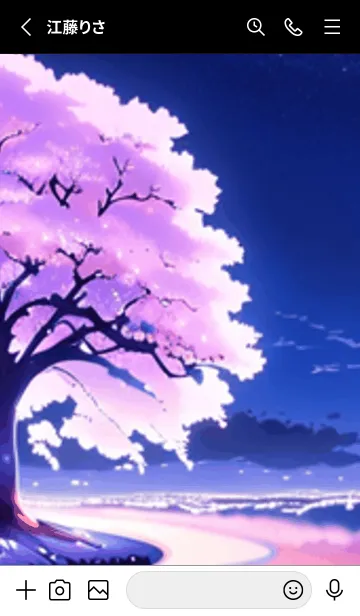 [LINE着せ替え] 冬のサクラ #BUSaC12。の画像2