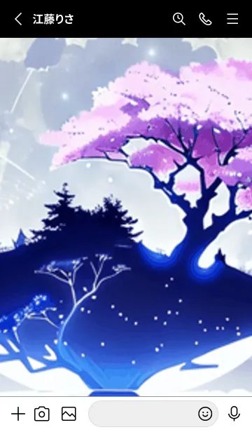 [LINE着せ替え] 冬のサクラ #BUSaC13。の画像2