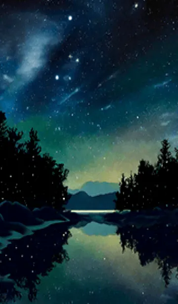 [LINE着せ替え] 穏やかな夜景の着せかえ/226の画像1