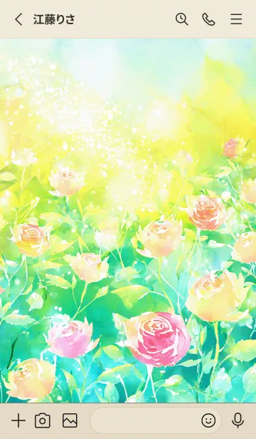 [LINE着せ替え] 薔薇(バラ)の花の着せかえ(R2169)の画像2