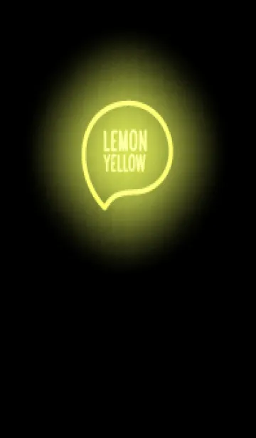 [LINE着せ替え] Lemon Yellow  Neon Theme V7 (JP)の画像1