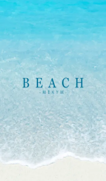 [LINE着せ替え] BEACH HAWAII-BLUE 17の画像1