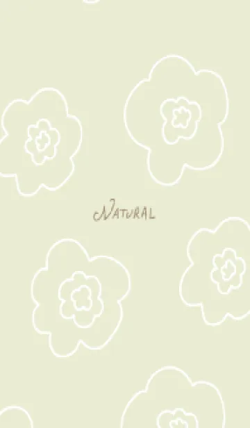 [LINE着せ替え] 線の花 北欧風20の画像1