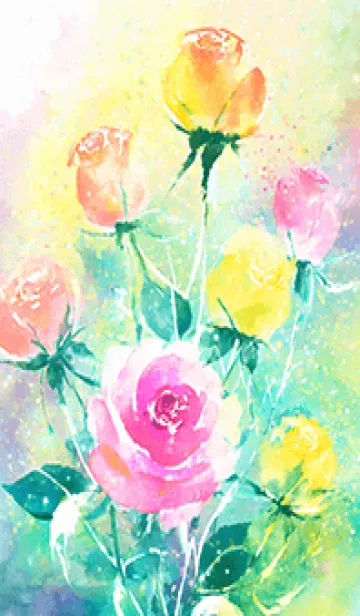 [LINE着せ替え] 薔薇(バラ)の花の着せかえ(R2176)の画像1