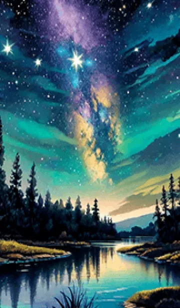 [LINE着せ替え] 穏やかな夜景の着せかえ/234の画像1