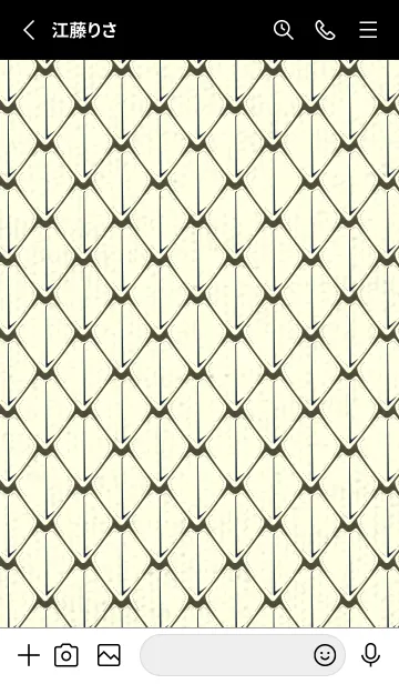 [LINE着せ替え] シンプルな龍鱗 黒紫の画像2