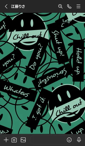 [LINE着せ替え] トーキング スマイル 140の画像2