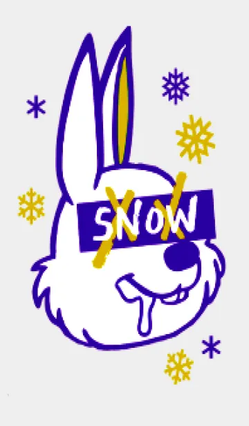 [LINE着せ替え] スノーラビット .58の画像1