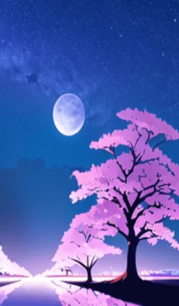 [LINE着せ替え] 冬のサクラ #BVLaK09。の画像1