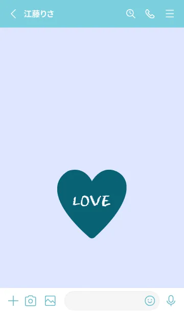 [LINE着せ替え] ハート ラブ- 114の画像2