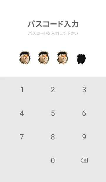 [LINE着せ替え] Cute Pomeranian Cool Theme (JP)の画像4