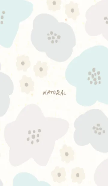 [LINE着せ替え] 北欧風 花 くすみカラー19の画像1