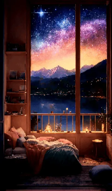 [LINE着せ替え] 窓外の星屑 V.2の画像1