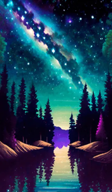 [LINE着せ替え] 穏やかな夜景の着せかえ/243の画像1