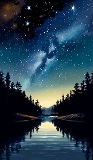 [LINE着せ替え] 穏やかな夜景の着せかえ/246の画像1