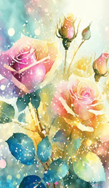 [LINE着せ替え] 薔薇(バラ)の花の着せかえ(R2190)の画像1