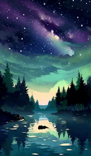 [LINE着せ替え] 穏やかな夜景の着せかえ/250の画像1