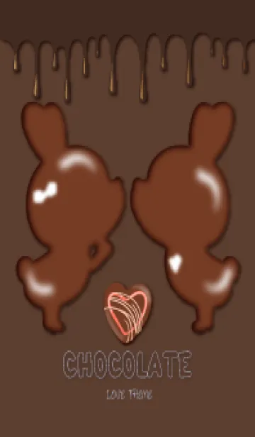 [LINE着せ替え] CHOCOLATE LOVE THEME 23の画像1