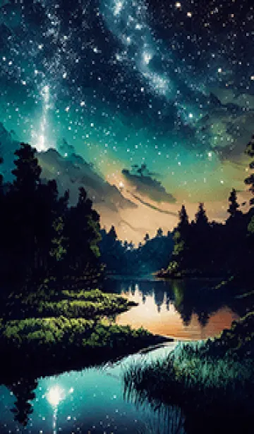 [LINE着せ替え] 穏やかな夜景の着せかえ/255の画像1