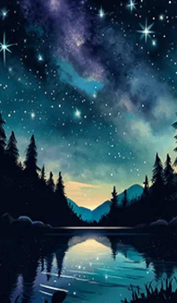 [LINE着せ替え] 穏やかな夜景の着せかえ/256の画像1