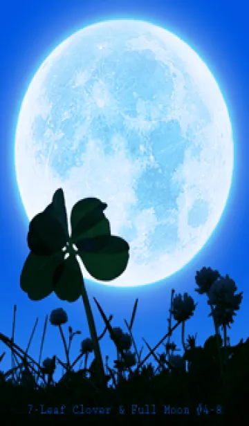 [LINE着せ替え] 7-Leaf Clover & Full Moon #4-8の画像1