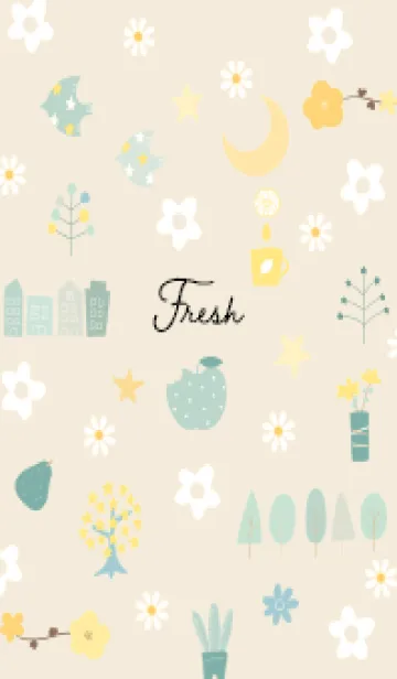 [LINE着せ替え] yellow爽やか気分14_1の画像1