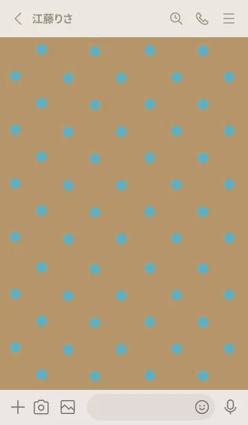 [LINE着せ替え] シンプルミニ ドット 334の画像2