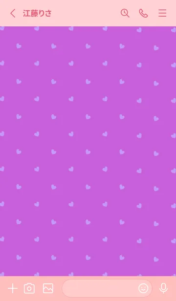 [LINE着せ替え] シンプル ミニ ハート -34の画像2