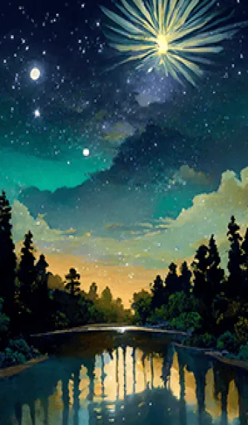 [LINE着せ替え] 穏やかな夜景の着せかえ/262の画像1