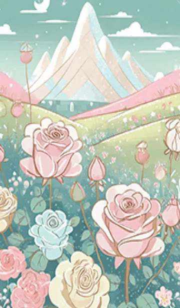 [LINE着せ替え] 薔薇(バラ)の花の着せかえ(R2207)の画像1