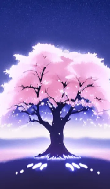 [LINE着せ替え] 冬のサクラ #BXGaA03。の画像1