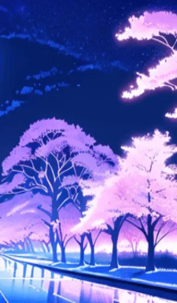 [LINE着せ替え] 冬のサクラ #BXGaA07。の画像1