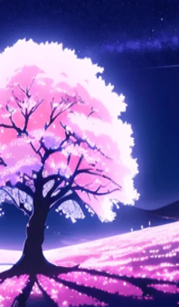 [LINE着せ替え] 冬のサクラ #BXGaA014。の画像1