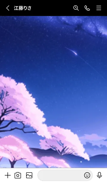 [LINE着せ替え] 冬のサクラ #BXGaA023。の画像2