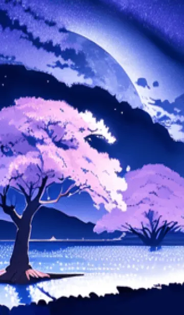 [LINE着せ替え] 冬のサクラ #BXGaA06。の画像1