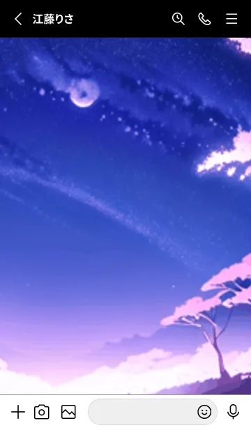 [LINE着せ替え] 冬のサクラ #BXGaA021。の画像2