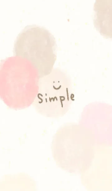 [LINE着せ替え] 水彩3つの丸7の画像1