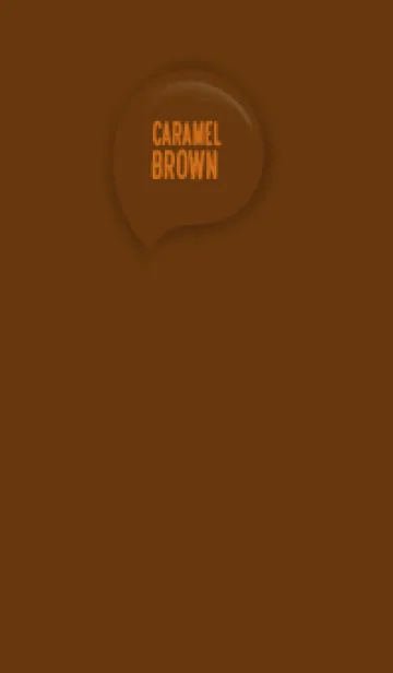 [LINE着せ替え] Caramel Brown Color Theme (JP)の画像1