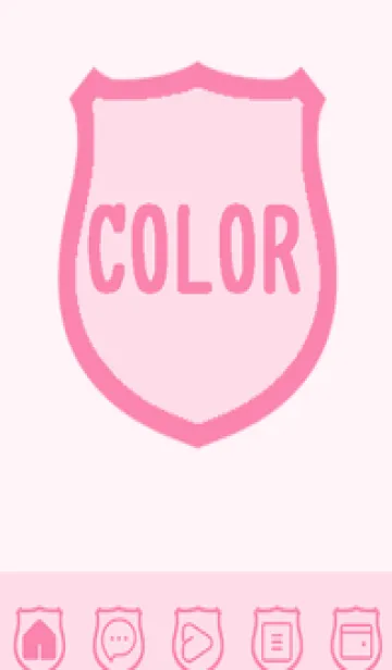 [LINE着せ替え] pink color V46の画像1