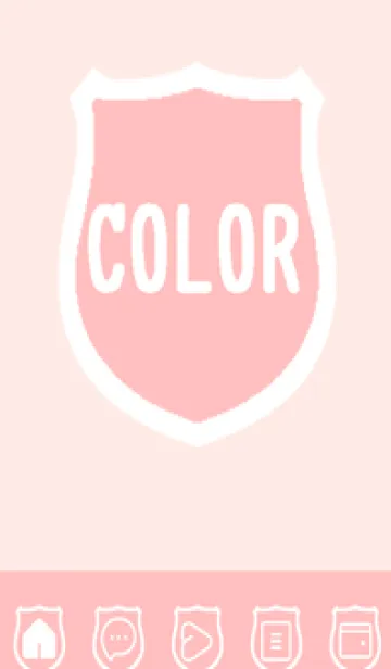 [LINE着せ替え] pink color V47の画像1