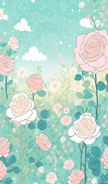 [LINE着せ替え] 薔薇(バラ)の花の着せかえ(R2212)の画像1